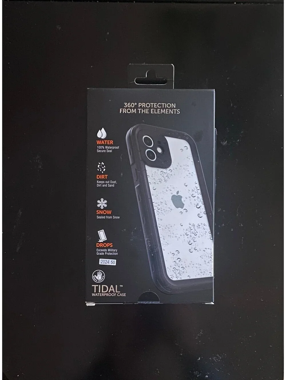 Body Glove Tidal Waterproof Case for iPhone 12 Black/Clear